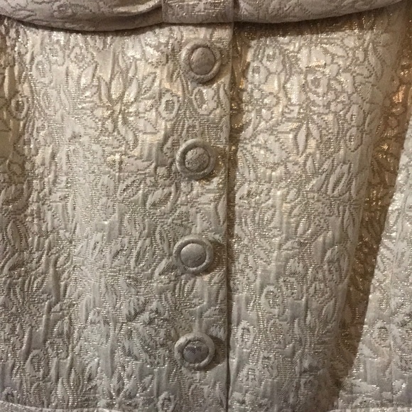 Jackie Kennedy inspired cream cocktail dress - Picture 3 of 3